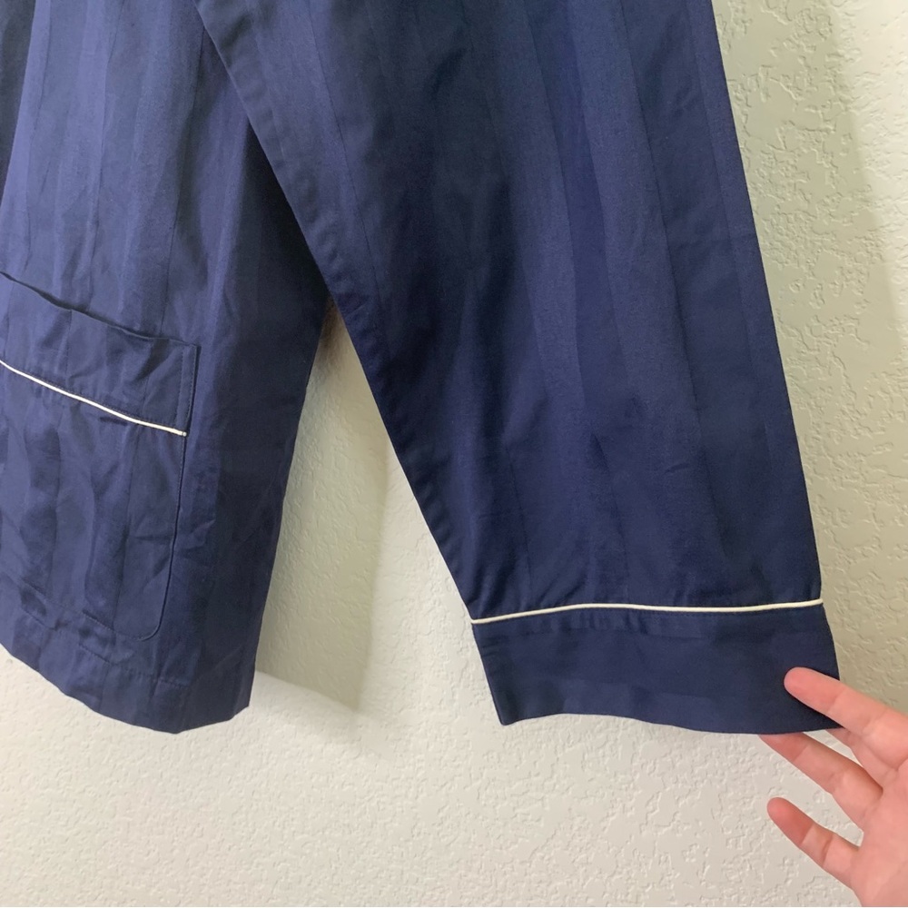 Polo Ralph Lauren Mens blue crest button down long sleeve pajama shirt L NWT - Picture 2 of 10